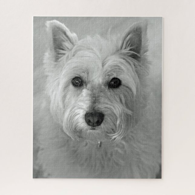 Puzzle Westie (West Highland White Terrier) Perro Jigsaw (Vertical)