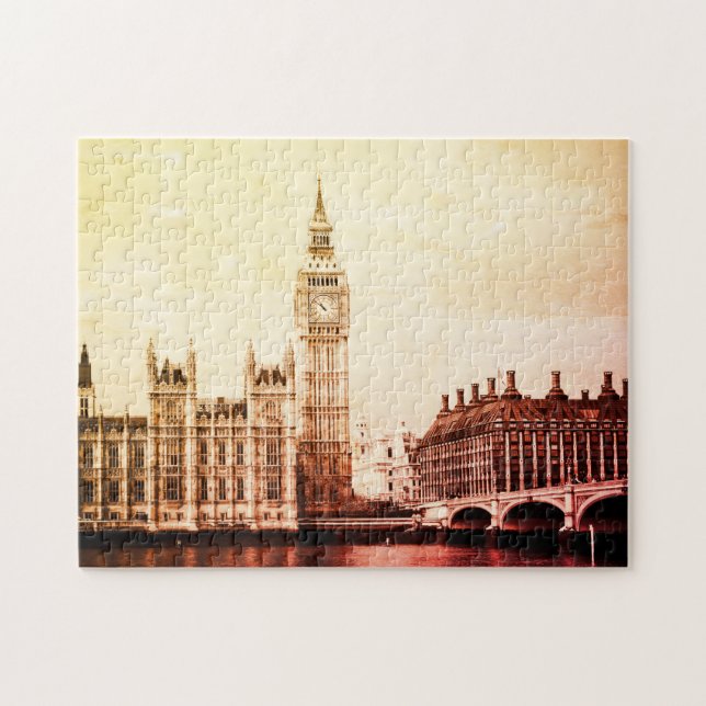 Puzzle Westminster Palace, Big Ben - Londres (Gran Bretañ (Horizontal)