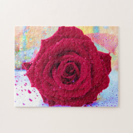 Puzzle WET ROSE 11x14 INCH