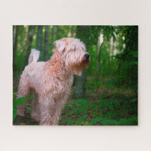 Puzzle Wheaten Terrier Dog Jigsaws.