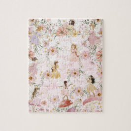 Puzzle Whimsical Cute Fairy Wildflower Garden Meadow