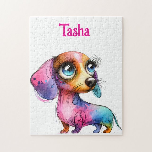 Puzzle Whimsical Dachshund (Vertical)