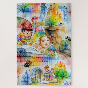 Puzzle Whimsical Fairy Tale Ilustracion