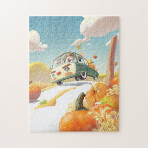 Puzzle Whimsical Pumpkin Ride