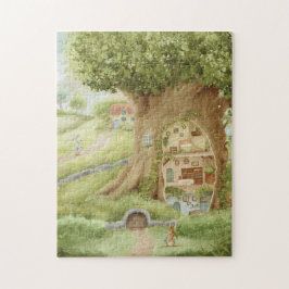 Puzzle Whimsical Treehouse Storybook