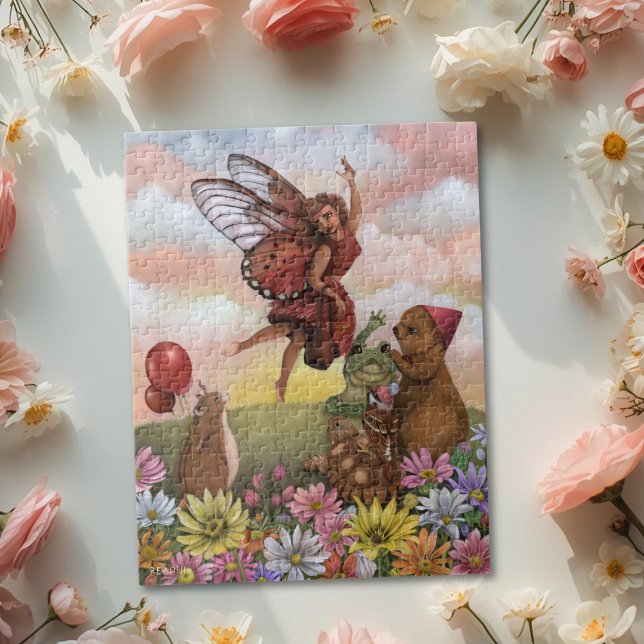 Puzzle Whimsical Wildflower Fairy Farewell to the Animals (Subido por el creador)