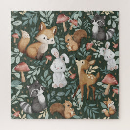 Puzzle Whimsical Woodland Friends