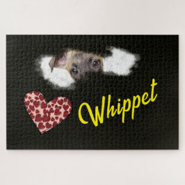 Puzzle Whippet Eyes Color sólido 1000 pieza