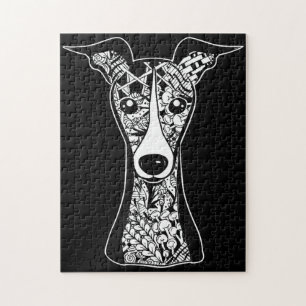 Puzzle Whippet Lover   Arte gráfico de Greyhound italiano