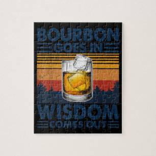 Puzzle Whiskey  Bourbon Goes in Wisdom Comes Out