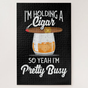 Puzzle Whiskey Estoy aguantando a Cigar Así que sí estoy