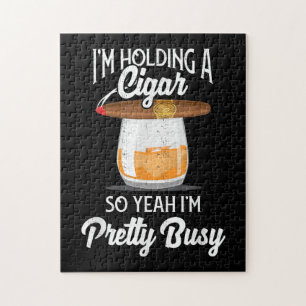 Puzzle Whiskey Estoy aguantando a Cigar Así que sí estoy 