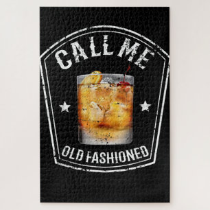 Puzzle Whiskey me llama viejo de moda