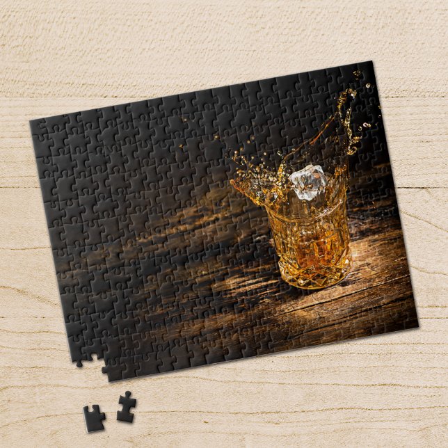 Puzzle Whiskey on the Rocks (Whiskey on the Rocks Jigsaw Puzzle)