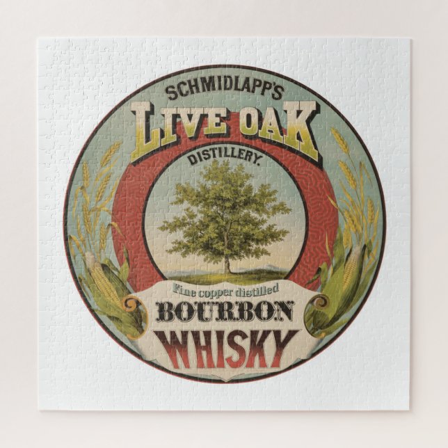 Puzzle Whisky De Borbón De Cobre Fina. (Vertical)