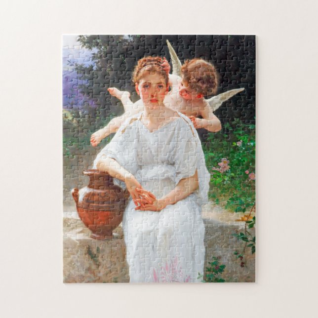 Puzzle Whisperings of Love, Bouguereau (Vertical)