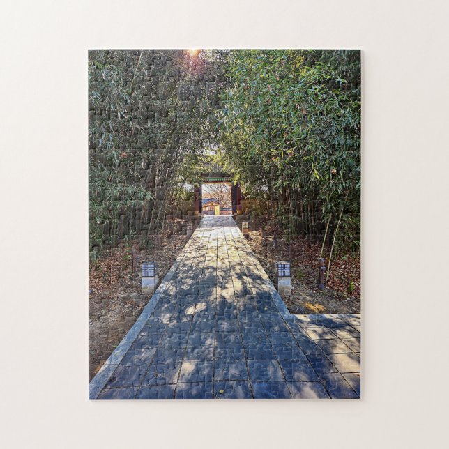 Puzzle Whispers of the Bamboo Forest (Vertical)