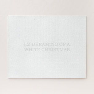 Puzzle white christmas
