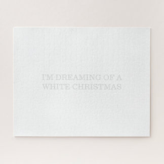 Puzzle white christmas
