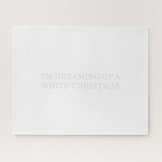Puzzle white christmas (Horizontal)