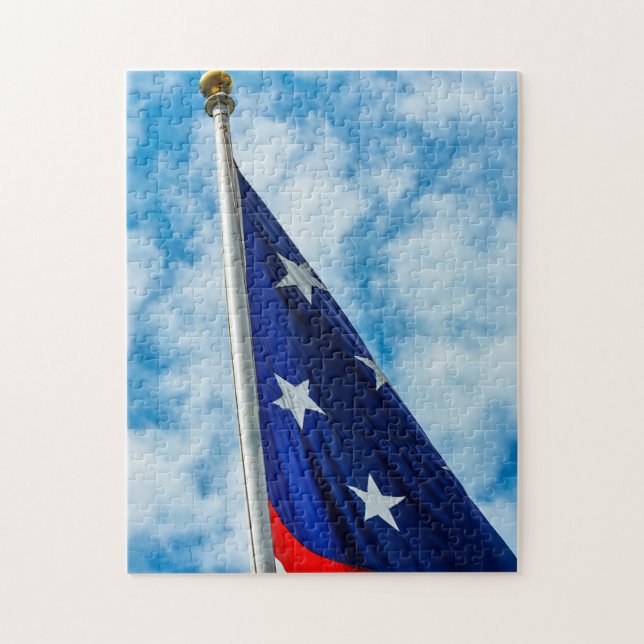 Puzzle White Stars (Vertical)