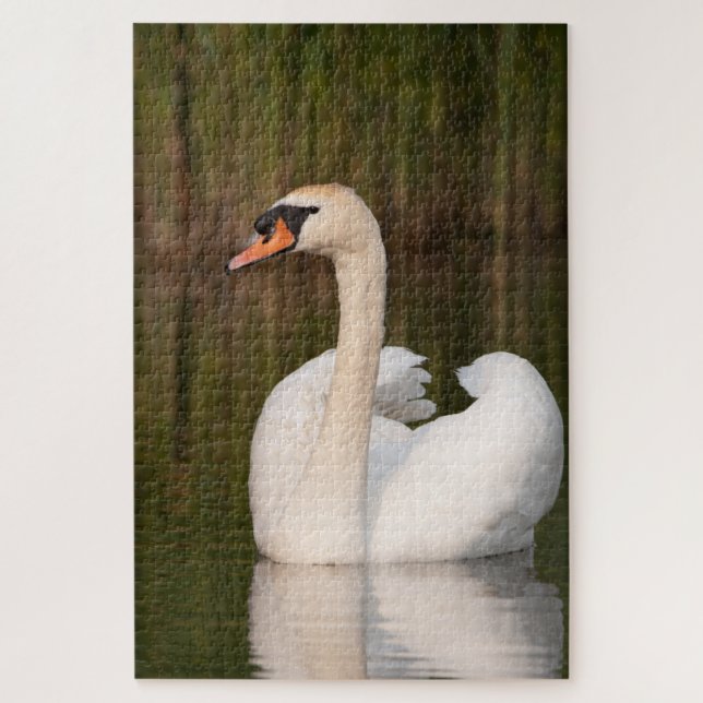 Puzzle White swan (witte zwaan) (Vertical)