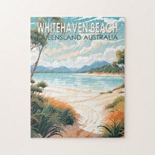 Puzzle Whitehaven Beach Queensland Australia Travel Art