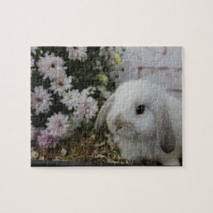 puzzle whites easter bunny