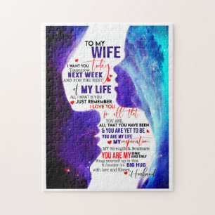 Puzzle Wife Gift Carta A Mi Esposa Amor Por Esposo