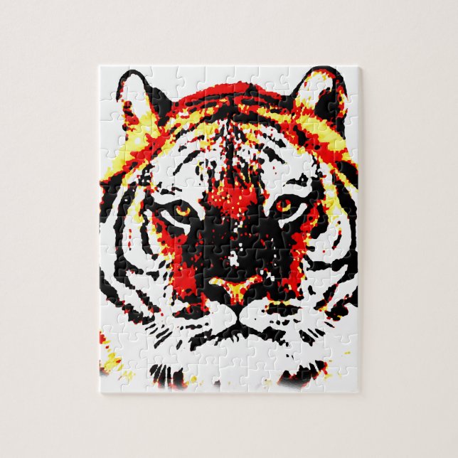Puzzle Wild Tiger Eyes (Vertical)