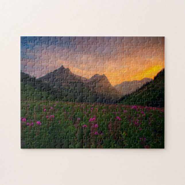 Puzzle Wildflowers del glaciar (Horizontal)