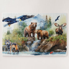 Puzzle Wildlife Collage