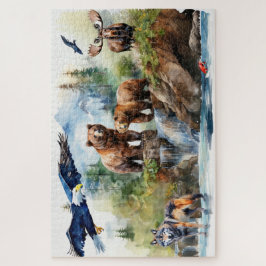 Puzzle Wildlife Collage