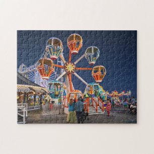Puzzle Wildwood NJ – Paseo en Globo Aerostático Nocturno