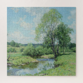 Puzzle Willard Metcalf American Impressionist