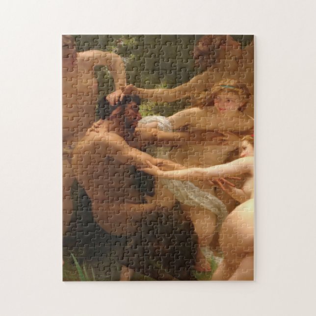 Puzzle William Bouquereau - Nymphs y Satyr 1873 (Vertical)