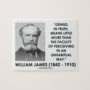 Puzzle William James Genius Percibiendo Una Forma Inhabit
