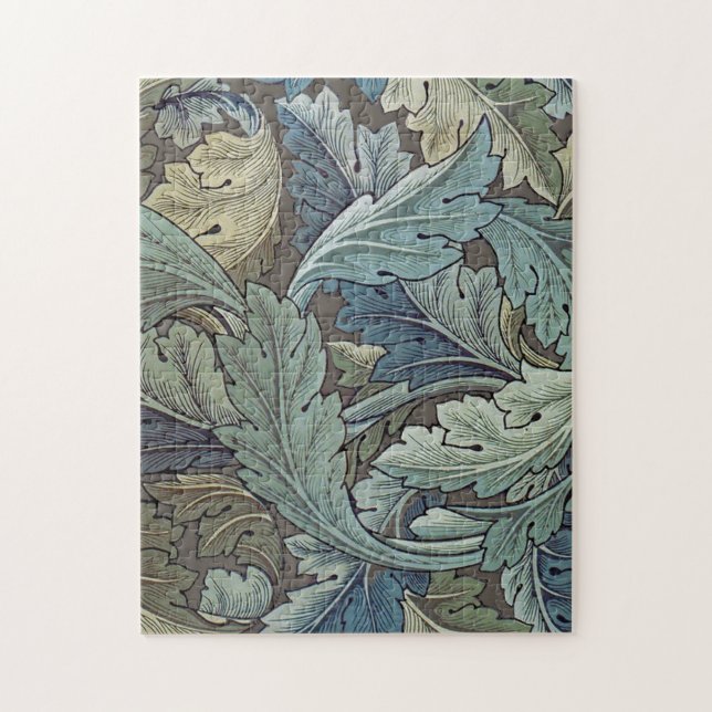 Puzzle William Morris Acanthus Sage Flor Flor Botánico (Vertical)