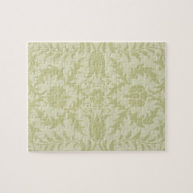 Puzzle William Morris Borage Boda Soft Green (Horizontal)