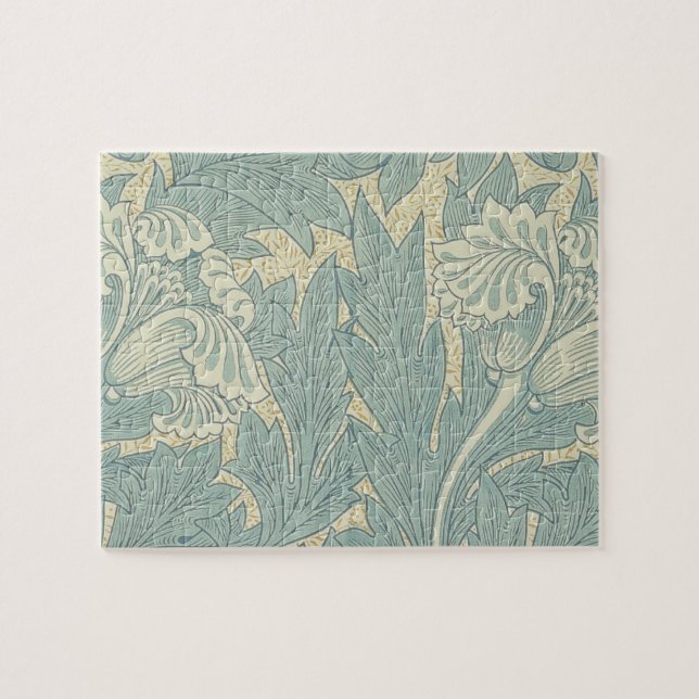 Puzzle William Morris Classic Tulip Blue Floral (Horizontal)
