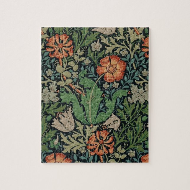 Puzzle William Morris Compton Wallpaper Classic (Vertical)
