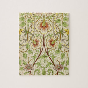 Puzzle William Morris Daffodil Classic Flower Wallpaper