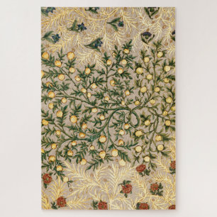 Puzzle William Morris Floral Fruta Jardín Flor Clásico