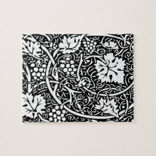 Puzzle William Morris Grape Pattern Wallpaper