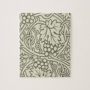 Puzzle William Morris Grapevine Green Wallpaper
