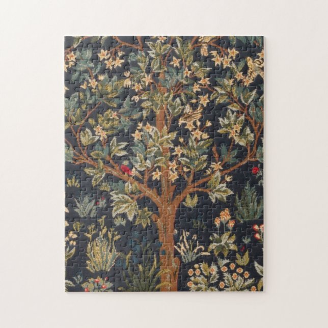 Puzzle William Morris - Original De Árbol De Vida (Vertical)