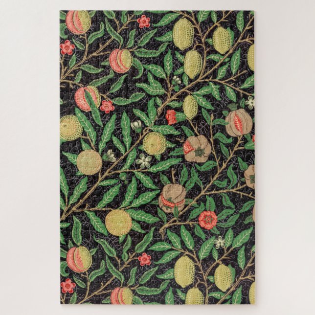 Puzzle William Morris - Patrón de Frutas (Vertical)