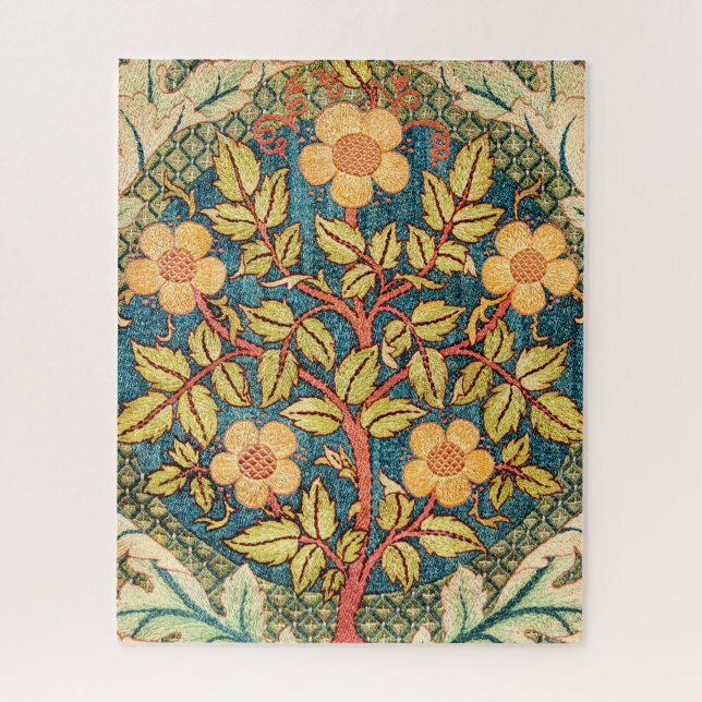 Puzzle William Morris Rosa Wreath (Vertical)