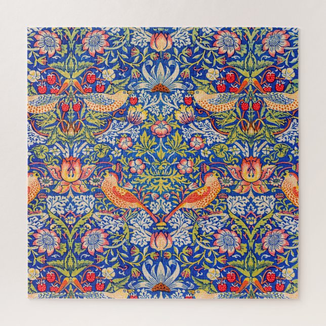 Puzzle William Morris Strawberry ladrón famoso cuadro (Vertical)