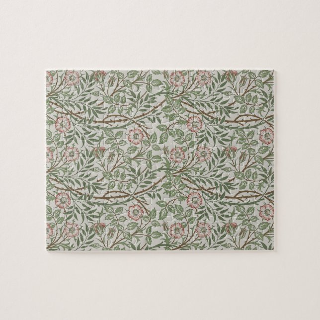 Puzzle William Morris Sweetbriar Floral Art Nouveau (Horizontal)